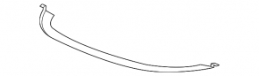 Front bumper lip VW Golf 10-14 GTI
