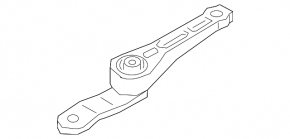Rear engine mount for VW Tiguan 18-24 type 1