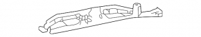 Rear pillar trim behind the window, upper right, Toyota Sienna 21-24, gray