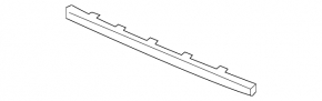 Front bumper molding central Honda CRV 20-22 gray structure