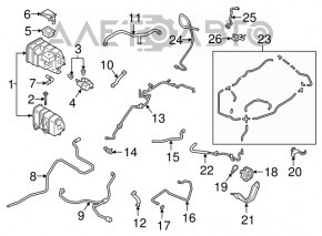 Intake manifold pressure sensor Porsche Macan 15-18 3.0T, 3.6T