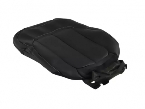 Jeep Grand Cherokee WL 23-26 passenger seat back upholstery, black leather with heating