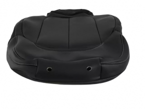 Jeep Grand Cherokee WL 23-26 passenger seat back upholstery, black leather with heating
