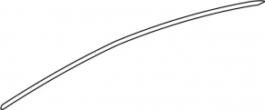 Upper front left door molding for Infiniti QX30 17-19
