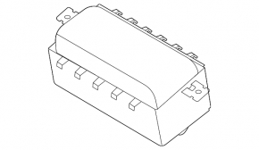 Kia K5 21-24 passenger airbag in the dashboard