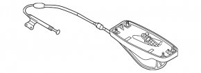 Automatic transmission cable Audi Q5 80A 18- with housing for shifter, broken fasteners