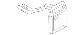 Lexus LX 98-07 heater radiator