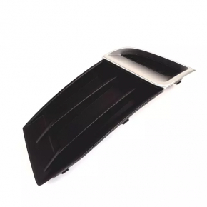 Front bumper grille left Audi A3 8V 17-20 structure with matte chrome insert