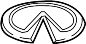 INFINITI Emblem Tailgate Infiniti QX30 17-19