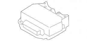 SRS airbag module airbag computer Kia Optima 11-13 hybrid