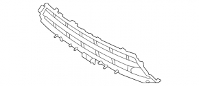 Lower grille of the front bumper Porsche Panamera 17-23