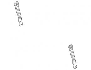 Left front bumper reinforcement bracket for Mercedes X164 GL W164 ML
