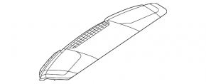 Upper front panel trim Mercedes W167 GLE 350 450 20-25 gray, for projection