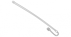 Upper foot-operated trunk opening sensor for Mercedes H247 GLA 20-26