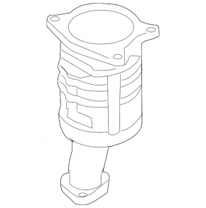 Catalytic converter right Ford Explorer 11-19 3.5
