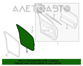 Front right door seal for Ford Escape MK3 13-19