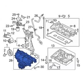 Intake manifold Ford Edge 15-18 2.0T