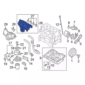 Intake manifold Ford Edge 15-18 2.0T