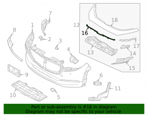 Fastening the upper trim of the front bumper Mazda CX-30 20-26
