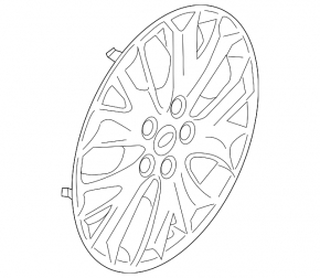 Wheel cap R16 5*108 Ford Fusion mk5 13-20