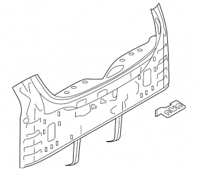 Rear Panel Infiniti QX50 19-