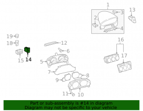 Mazda 6 09-13 Trunk Opening Button