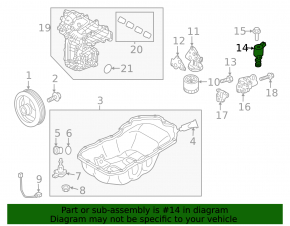 Mazda CX-30 20-22 2.5 Phase Regulator Valve