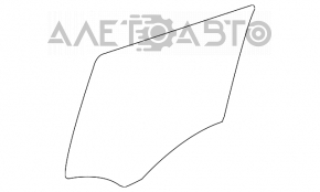 Tinted rear right door glass for a Mercedes X164 GL