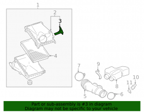 Air flow meter for Toyota Rav4 13-18 2.5 hybrid