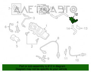 Hyundai Tucson 16-18 2.0 Fuel Evaporative Purge Valve
