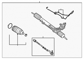 Steering rack BMW X5 E70 07-13 GUR for active steering
