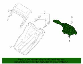Volvo XC40 19-26 guitar assembly with heated steering wheel