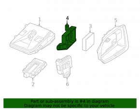 Blind Spot Sensor Mount Right Acura MDX 14-15