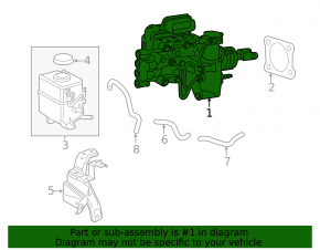 Toyota Rav4 13-18 hybrid brake master cylinder