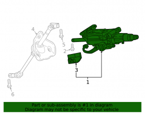 Audi Q7 17-26 steering column