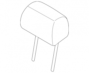 Rear left headrest BMW 5 F10 14-16 Dakota beige leather Venetobeige