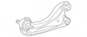 Rear right trailing arm for Honda Insight 19-22