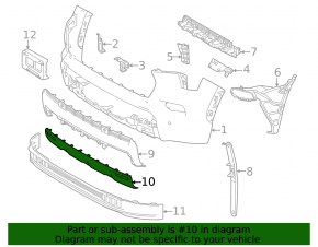 Toyota Sequoia 2023-2026 Capstone, Limited Front Bumper Lip