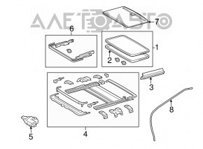 Hatch assembly Toyota Camry v40 curtain gray, scratch,