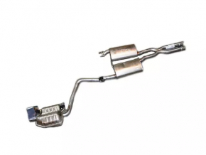 Muffler middle and rear part with barrel right Dodge Challenger 15-16 5.7