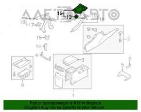 Suzuki Kizashi 10-15 Transmission Shifter Cover