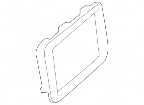 Ventilation shield left Porsche Cayenne 958 11-17