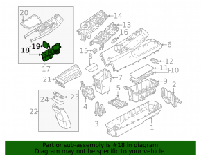 Kia EV6 22-24 Center Console Cup Holders