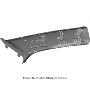 Front pillar trim left GMC Terrain 18- gray