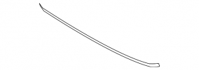 Molding lower grille front bumper central Hyundai Ioniq 17-22