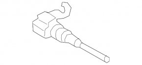 Front brake pad wear sensor for Volkswagen Golf 15-21