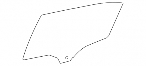 Rear left door glass Mercedes A-class V177 19-22