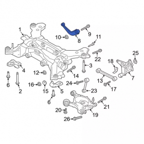 Upper rear left control arm Lincoln MKZ 13-20 awd