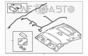 Headlining Mazda 6 13-17 gray without sunroof