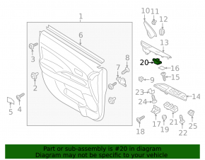 Front right window lift control Mitsubishi Outlander Sport ASX 10-23 black